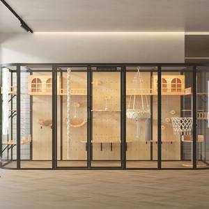 Casa <span class=keywords><strong>para</strong></span> Gatos Modelo Mercury, Estructura Resistente Antideslizante de Alta Calidad, Base Antideslizante, Cómoda y Acogedora, de Madera - Product Image 2