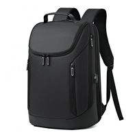 Sac à dos Fuliya personnalisé, durable, unisexe, pour le bureau, les affaires, imperméable, de luxe, pour les voyages, le travail, les étudiants, l'école, avec chargeur USB pour ordinateur portable
