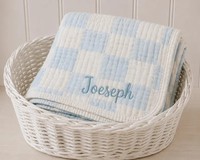 Couverture bébé légère et douce en gaze respirante, couverture de réception pour nouveau-né, nom brodé personnalisé