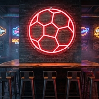 Ballon de football en dropshipping, livraison rapide, puce LED haute luminosité, néon LED, enseigne néon LED en acrylique personnalisée pour vendeur Etsy