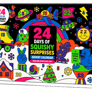 <span class=keywords><strong>Calendario</strong></span> <span class=keywords><strong>de</strong></span> <span class=keywords><strong>Adviento</strong></span> NeeDoh Squishmas 2026: Figuras Squishy Sorpresa - Product Image 1