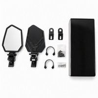 Rétroviseurs latéraux personnalisés pour UTV, fixation double pince sur barre anti-roulis pour VTT, SxS, véhicules tout-terrain, impression de logo, vente en gros usine