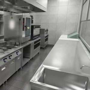 Mesa de trabajo de acero inoxidable para hotel, mesa de trabajo para cocina, 5 compradores - Product Image 5