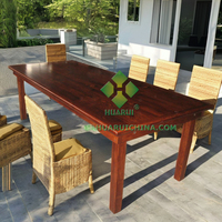 Table de ferme pliante en bois de pin massif pour événements en plein air, banquet rustique pour 10 personnes, mobilier de mariage, durable et élégant