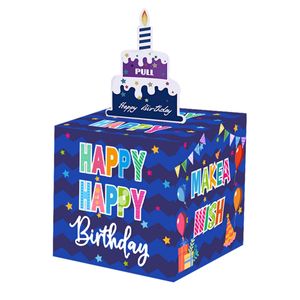 DAMAI Scatole Regalo per Feste di Rivelazione del Sesso del Bambino, Decorazioni per Baby Shower, Cartoncini Rossi e Blu Pieghevoli per Votazione, Articoli Più Venduti - Product Image 2
