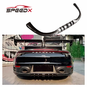 Pour <span class=keywords><strong>Porsche</strong></span> Carrera <span class=keywords><strong>911</strong></span> 992 mise à niveau <span class=keywords><strong>Techart</strong></span> diffuseur en Fiber de carbone Kit de carrosserie 992 <span class=keywords><strong>Techart</strong></span> diffuseur arrière - Product Image 1