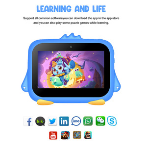 Win touch K716 Cartoon Pinguin Form Kinder robuste Anti-Drop Android Kinder <span class=keywords><strong>Tablet</strong></span> für Bildung Spielzeug - Product Image 2
