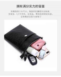 Andong Shoulder Sling Bag for Women Girls Genuine Cow Leather New Ladies Casual <b>Small</b> Bags Fashion <b>Purse</b> Phone Pocket - Product Image 5