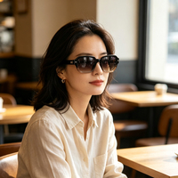 Lunettes de soleil à monture intégrale avec verres PC UV400, durables, unisexes, protection des yeux, pour les sports de plein air et les voyages
