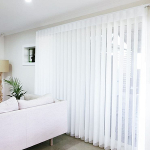 Persianas transparentes <span class=keywords><strong>Cortinas</strong></span> Persianas verticales <span class=keywords><strong>para</strong></span> puertas corredizas <span class=keywords><strong>de</strong></span> vidrio Control automático Persianas verticales - Product Image 5