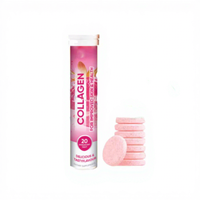 Comprimés de collagène L-glutathion VitaSpring OEM, complément alimentaire blanchissant pour la peau à la vitamine C, comprimés effervescents de collagène pur 1000 mg