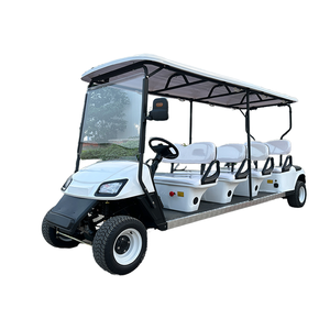 Golf Cart elettrico da 8 posti a 4 ruote Gulf <span class=keywords><strong>Club</strong></span> Car con 8 posti a motore elettrico Golf Cart - Product Image 1