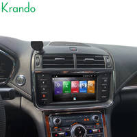 DVD de voiture de style original de 8 pouces Android pour Lincoln Continental 2017-2019 Autoradio de navigation Auto Stereo Wireless CarPlay 4G GPS
