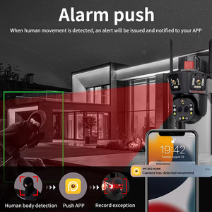 Vesafe Đèn pha 20x Zoom quang học máy ảnh năm ống kính không thấm nước 20MP báo động không dây an ninh nhà PTZ <span class=keywords><strong>WIFI</strong></span> CCTV <span class=keywords><strong>Camera</strong></span> - Product Image 5