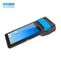 Xinlian HC800 PDA Portátil Android 12 de 5.5 Pulgadas con Impresora Térmica, Escáner de Códigos QR, PDA Android 4G Económico en Stock, Compatible con Etiquetas