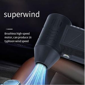 Portable Rechargeable 130,000 RPM Turbo Jet Fan Dryer with Brushless Motor RV Application Dryer & <b>Duster</b> Blower - Product Image 2