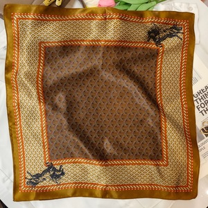 Pañuelo cuadrado unisex de seda de morera 100% auténtica para hombre y mujer, 53x53cm, pañuelo versátil. - Product Image 4