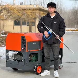 AMJET New Launch Ultra High Pressure Washer Diesel Engine 10150psi5.8gpm Intelligent Remote Control High Pressure Washer.