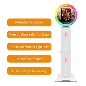 Portable 9.7 pouces 12.9 pouces étui de vol en métal pour <span class=keywords><strong>iPad</strong></span> <span class=keywords><strong>Air</strong></span> rvb photomaton kiosque pour la location de fête Selfie Photobooth caméras SLR - Product Image 4