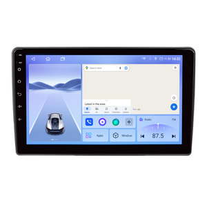 BAIDAYU Reproductor GPS de 10 Pulgadas con Pantalla Táctil <span class=keywords><strong>Multimedia</strong></span> Android Auto y CarPlay 4G con Cámara de Reversa para <span class=keywords><strong>Fiat</strong></span> 500L 2012 - Product Image 1