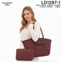 DEJURIOR Sacs à Main Femme 2026 Nouvelle Esthétique Sac Fourre-Tout Grande Capacité en Cuir PU Tressé 2-en-1