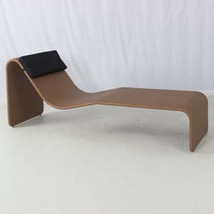 <span class=keywords><strong>Tumbona</strong></span> de Ratán Sintético Marrón para Exteriores, Ideal para Hoteles y Piscinas, <span class=keywords><strong>Tumbona</strong></span> Individual para Tomar el Sol - Product Image 2