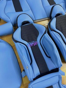 Coprisedili <span class=keywords><strong>su</strong></span> <span class=keywords><strong>Misura</strong></span> per BMW Serie 7 5 3 1 X5 X3 X1 E46 E90 E60 F30 F10 E39 Accessori Set Completo 5 Posti in Pelle di Lusso - Product Image 2