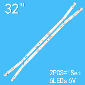ชิ้นส่วนทดแทนสำหรับทีวี LED แบล็คไลท์สตริป 6 หลอดไฟสำหรับ JS-D-JP32DM-061EC MS-L2082 (80510) E32DM1000 เลอรอย 32L1 - Product Image 2