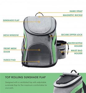 Havayolu onaylı genişletilebilir küçük evcil hayvan dükkanı seyahat taşıma Pet köpek taşıyıcı sırt çantası - Product Image 2