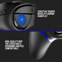 Avec fonction de programmation par vibration pour manette de jeu PS4 adaptateur pour manette de jeu sans fil Android PS3