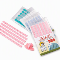Bandes d'argile adhésives pour la pose d'ongles artificiels et les projets créatifs légers, couleurs pastel pour une utilisation créative à la maison et au bureau