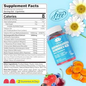 Pabrik langsung glukosa Gummies rasa buah untuk kesehatan imun pemeliharaan stres tidur bantuan panas menjual TK TUME - Product Image 4