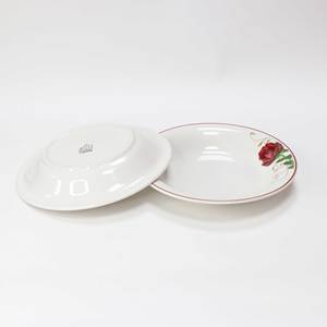 Gute Qualität Großhandel Keramik Deep <span class=keywords><strong>Plate</strong></span> 9,25 Zoll 7,25 Zoll Omega <span class=keywords><strong>Plate</strong></span> Pad Aufkleber Custom Design Hot Party Beliebte Gericht - Product Image 3