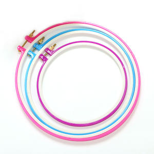 Aros de bordado, anillo de aro de punto de cruz de círculo de plástico de 3,4 pulgadas a 10,2 pulgadas - Product Image 3