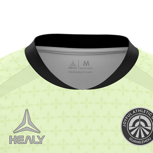 Maillot de football à séchage rapide en tissu renforcé, t-shirt de football anti-déchirure, uniforme de football longue durée pour hommes, vente en gros - Product Image 4