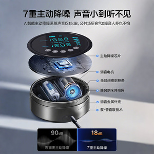 Digital Tire Inflator JN-8108 40L Min 3M Cord Single Cylinder Portable Air Pump For Car Motorcycle <b>Bicycle</b> - Product Image 3