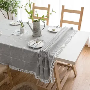 ผ้าคลุมโต๊ะรับประทานอาหารทรงสี่เหลี่ยมผืนผ้าผ้าคลุมโต๊ะรับประทานอาหารแบบทันสมัย