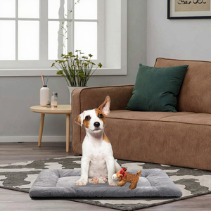 Cama de dibujos animados para perros medianos, funda extraíble, lavable, antideslizante, almohadilla para perrera, acogedor, refrescante, alfombrilla para dormir, cojín para cajas de Metal para perros - Product Image 1