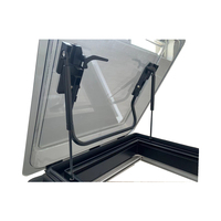 Fabricant Cadre en alliage d'aluminium Télécommande lumière LED double acrylique Rv caravane lucarne