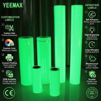 YEEMAX OEM Rollo de Vinilo Luminoso Fotoluminiscente Autoadhesivo que Brilla en la Oscuridad 6-12H Personalizable para Señales de Advertencia de Seguridad