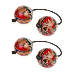 Venta al por mayor: Instrumento <span class=keywords><strong>de</strong></span> percusión personalizado pintado a mano, estilo Rhythm Shaker Ball Pain Yang Band Gao Hu, regalo para bateristas - Product Image 2