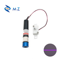 Module laser compact D18mm UV bleu violet 405nm, puissance réglable 150mW 200mW, objectif Powell, générateur laser