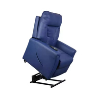 Großhandel Echtes Leder Elektrischer Lift-Sessel mit Massage und Fernbedienung Moderne Wohnzimmermöbel Lieferant