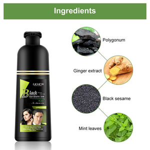 Premium shampooing couleur de cheveux noir/marron couleur personnalisée rapide teinture professionnel produits de couleur - Product Image 2