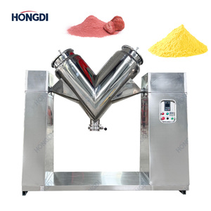 Mezcladoras tipo V de acero inoxidable se utilizan para mezclar polvos alimenticios o polvos químicos. - Product Image 2