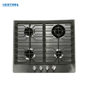 Estufa de <span class=keywords><strong>gas</strong></span> incorporada Estufa de <span class=keywords><strong>gas</strong></span> de 2 quemadores de vidrio negro Gama de estufa de propano NG - Product Image 4