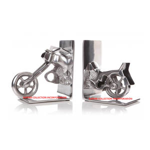 Sujetalibros de bicicleta de aluminio personalizado de lujo para sala de exposición y oficina para exhibir bicicletas - Product Image 1