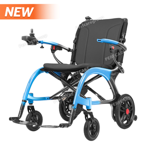 Nouveauté 2026 : Chaise de Soin 4-en-1 15kg <span class=keywords><strong>pour</strong></span> Personnes Âgées et Handicapées, Rotation à 360° °   Fauteuil roulant électrique à commande arrière en carbone avec frein électromagnétique - Product Image 1