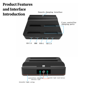 Support de charge ultra design pour <span class=keywords><strong>Nintendo</strong></span> <span class=keywords><strong>Switch</strong></span> 2 moulage <span class=keywords><strong>d</strong></span>'écran et <span class=keywords><strong>chargeur</strong></span> et support pour accessoires de jeu NS2 pour Nintend <span class=keywords><strong>Switch</strong></span> 2 - Product Image 2