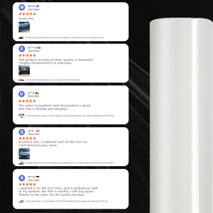 Película de protección de pintura OEM TPU, película de envoltura de carrocería de coche autocurativa, antiarañazos, duradera, transparente, brillante, TPU PPF - Product Image 3